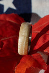 Curley maple ring